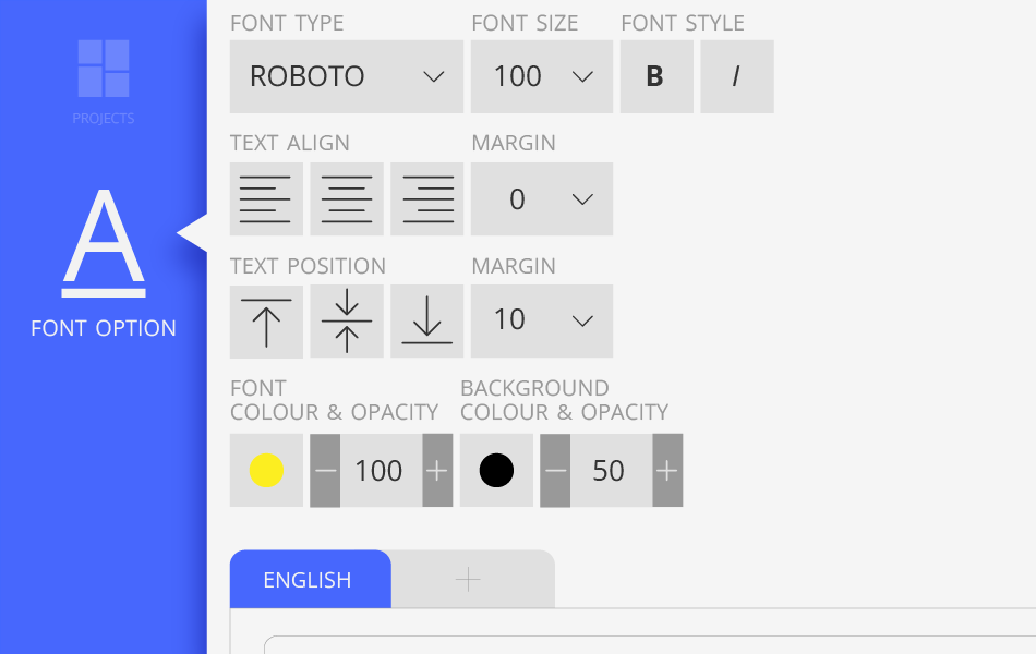 Customising subtitle font on Auris AI