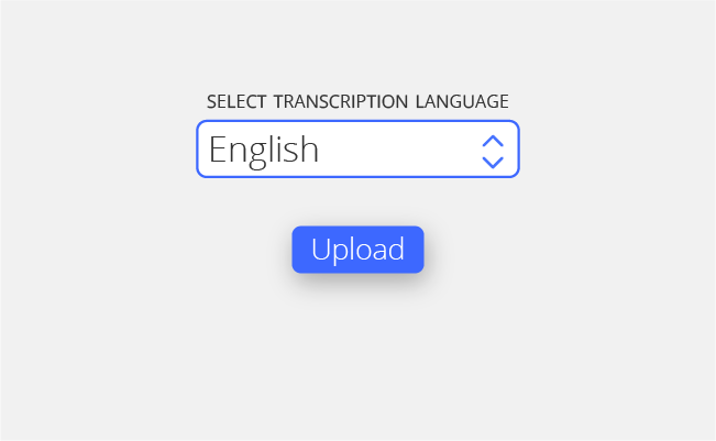 Transcribe video on Auris AI Step 2