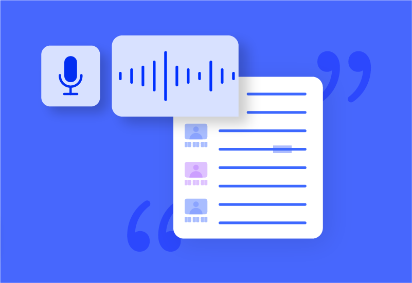 AI transcription refers to using AI to convert audio to text instead of manually typing the speech.